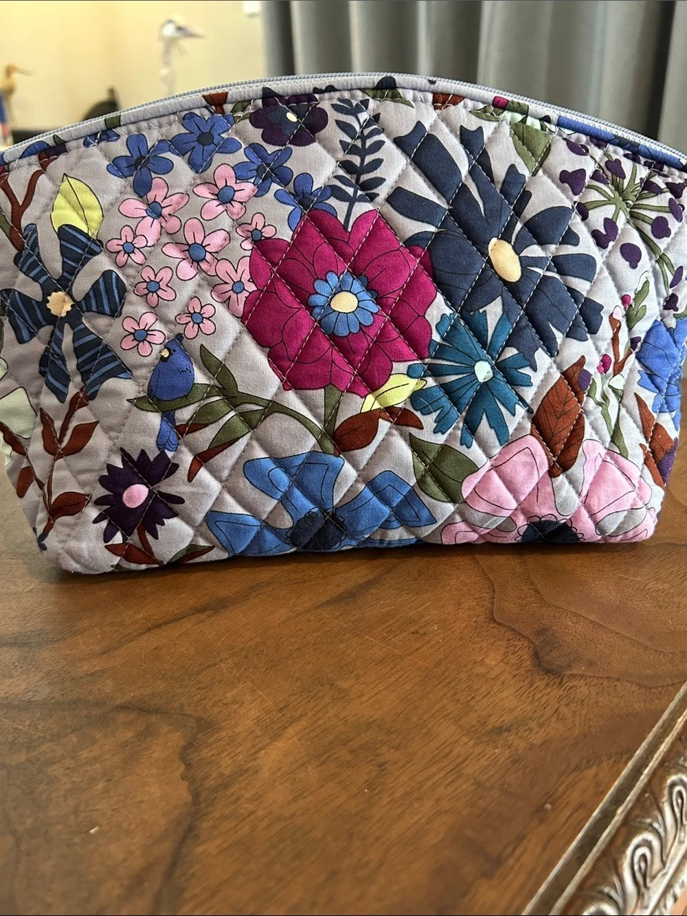NWOT Vera Bradley Grand Travel Cosmetic Bag - Bengal Lily